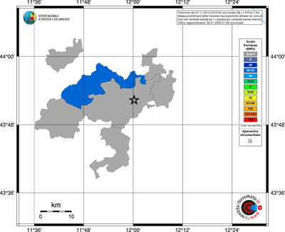 Mappa EMS - territori comuni