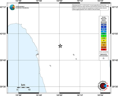 Mappa MCS - territori località