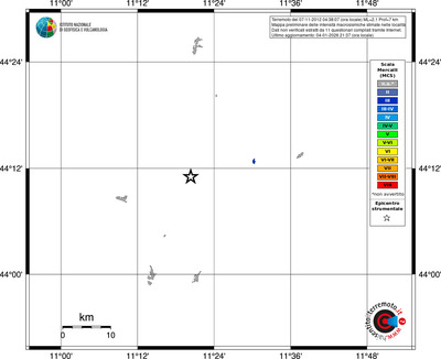 Mappa MCS - territori località