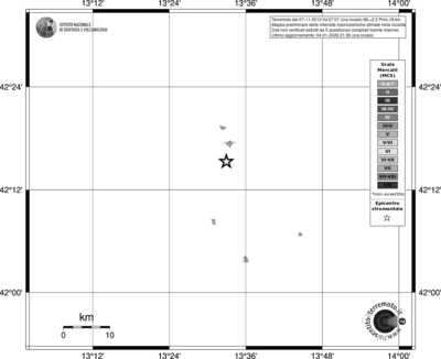 Mappa MCS - territori località