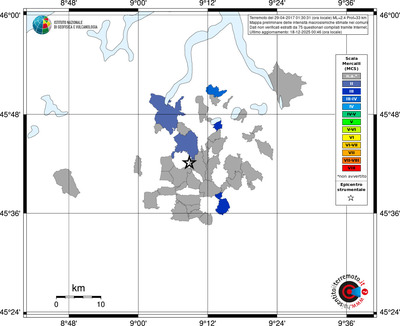 Mappa MCS - territori comuni