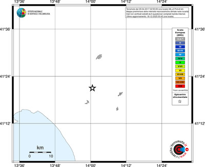 Mappa EMS - territori località