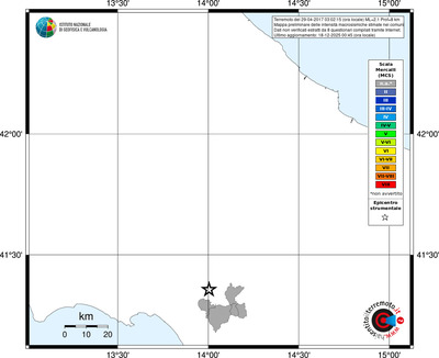 Mappa MCS - territori comuni