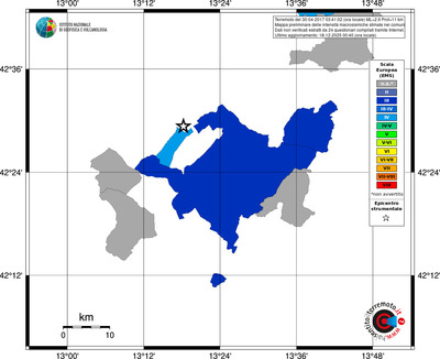 Mappa EMS - territori comuni