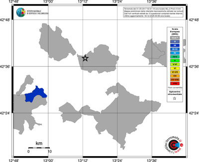 Mappa EMS - territori comuni