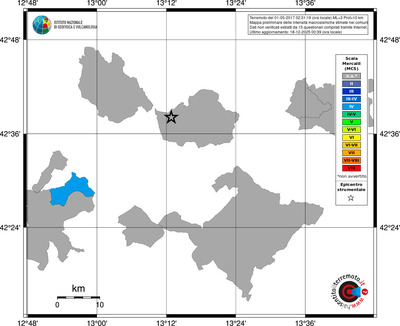 Mappa MCS - territori comuni