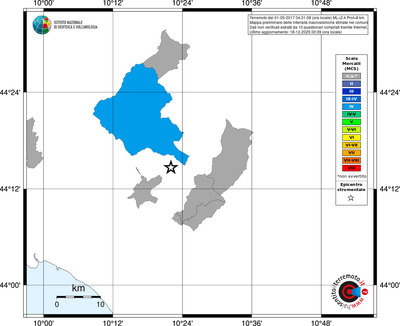 Mappa MCS - territori comuni