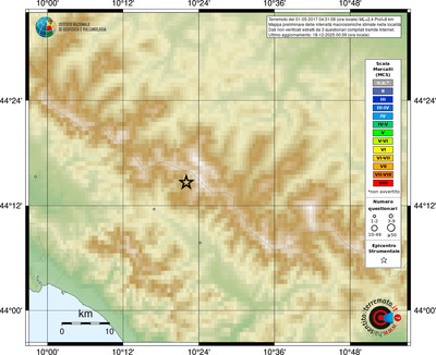 Mappa MCS - località