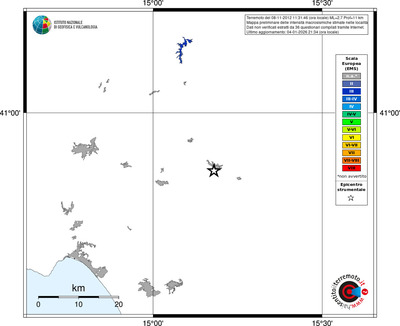 Mappa EMS - territori località