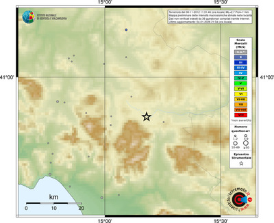 Mappa MCS - località