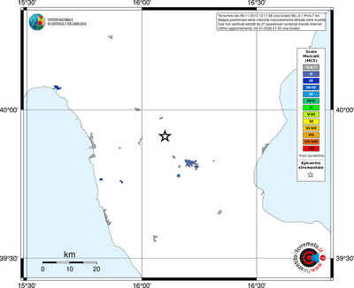 Mappa MCS - territori località