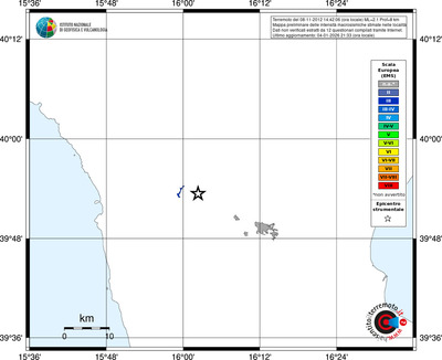 Mappa EMS - territori località