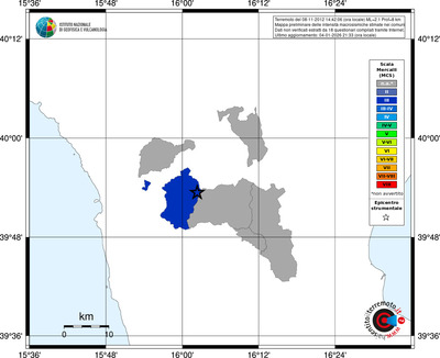 Mappa MCS - territori comuni