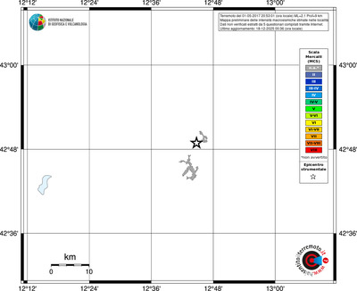 Mappa MCS - territori località