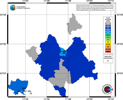 Mappa EMS - territori comuni