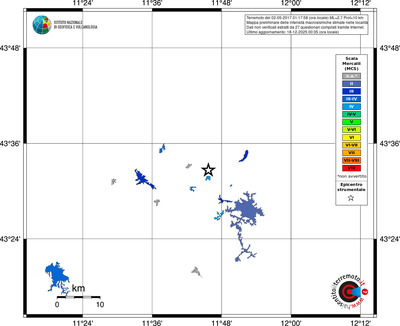 Mappa MCS - territori località
