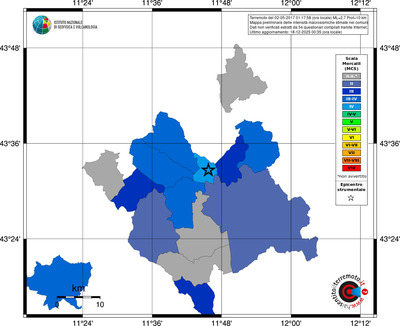 Mappa MCS - territori comuni
