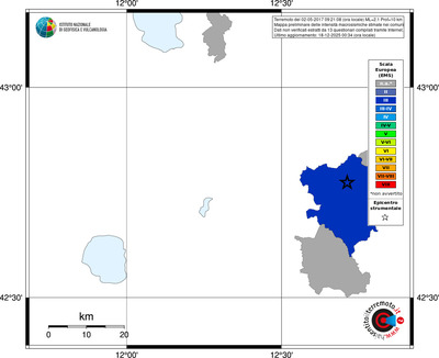 Mappa EMS - territori comuni