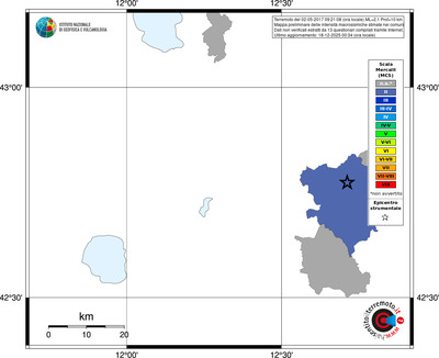 Mappa MCS - territori comuni