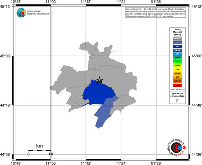 Mappa MCS - territori comuni