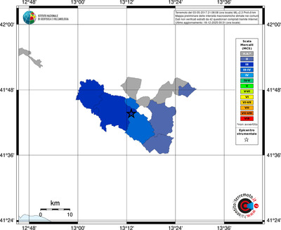 Mappa MCS - territori comuni
