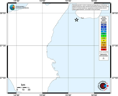 Mappa EMS - territori località