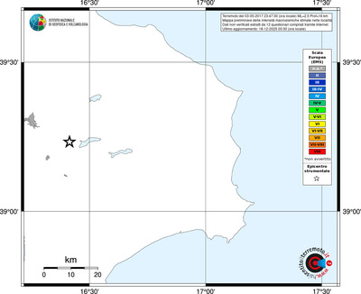 Mappa EMS - territori località