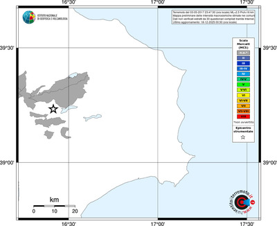 Mappa MCS - territori comuni