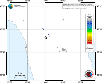 Mappa EMS - territori località