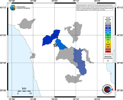 Mappa MCS - territori comuni