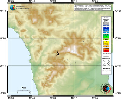 Mappa EMS - località
