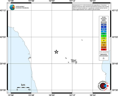 Mappa EMS - territori località