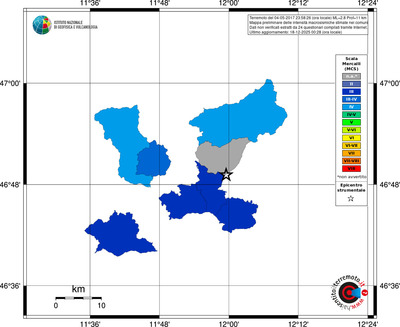 Mappa MCS - territori comuni