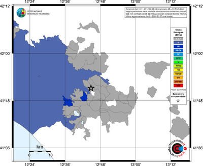 Mappa EMS - territori comuni