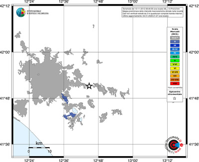 Mappa MCS - territori località