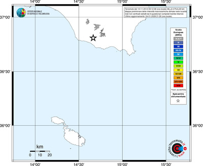 Mappa EMS - territori località