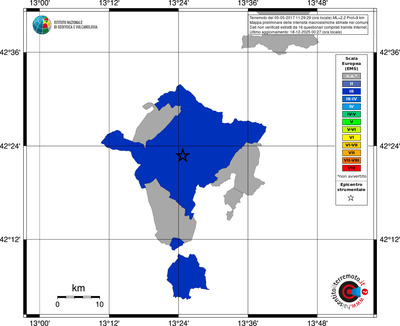Mappa EMS - territori comuni