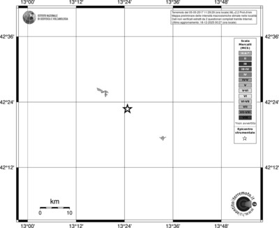Mappa MCS - territori località