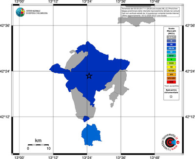 Mappa MCS - territori comuni