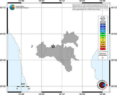Mappa MCS - territori comuni