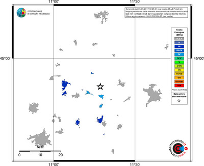 Mappa EMS - territori località