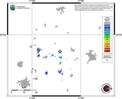 Mappa MCS - territori località