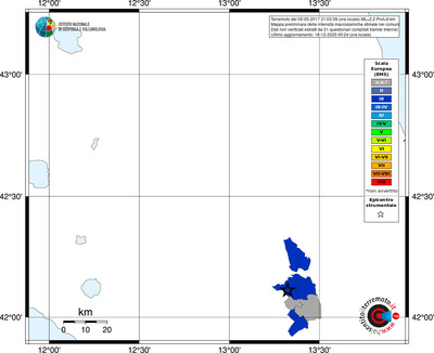 Mappa EMS - territori comuni
