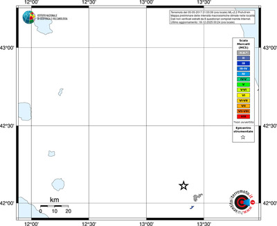 Mappa MCS - territori località