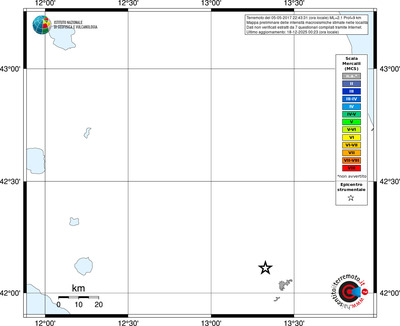 Mappa MCS - territori località