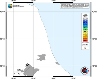 Mappa MCS - territori comuni
