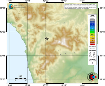 Mappa EMS - località