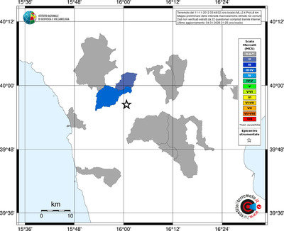 Mappa MCS - territori comuni