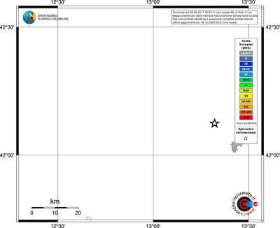 Mappa EMS - territori località