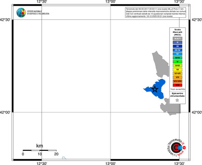 Mappa MCS - territori comuni